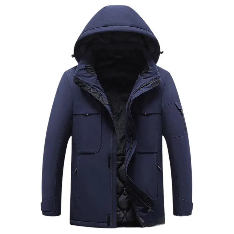 Veste chauffante USB zones dos et ventre