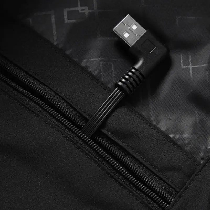 Veste chauffante homme noir