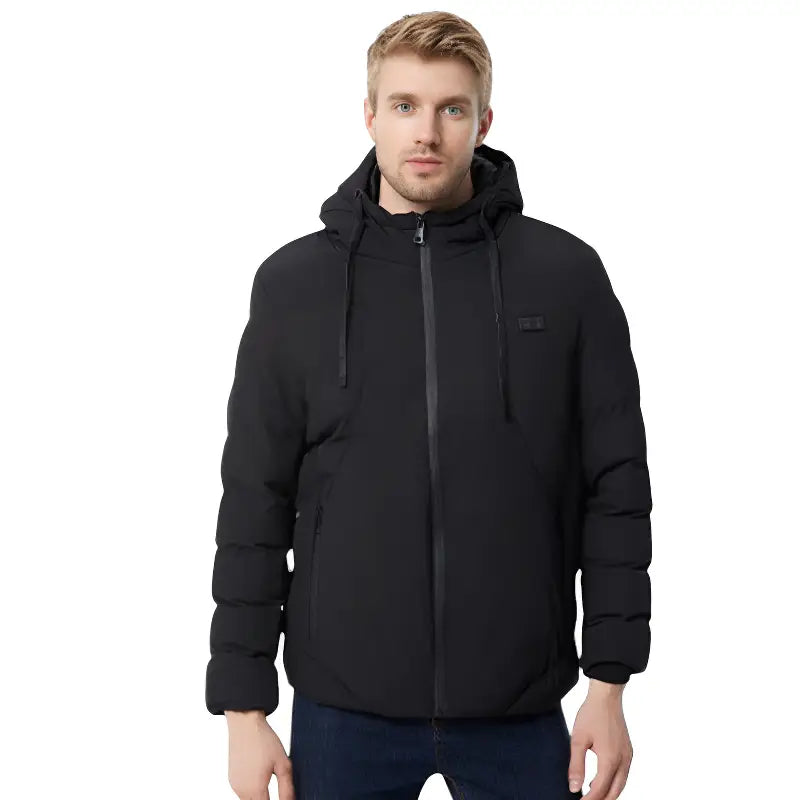 Veste chauffante homme noir