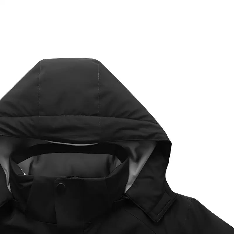 Veste chauffante USB 8 zones capuche amovible
