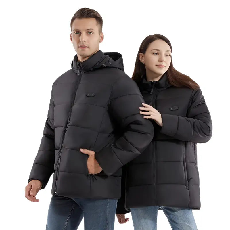 Veste doudoune chauffante