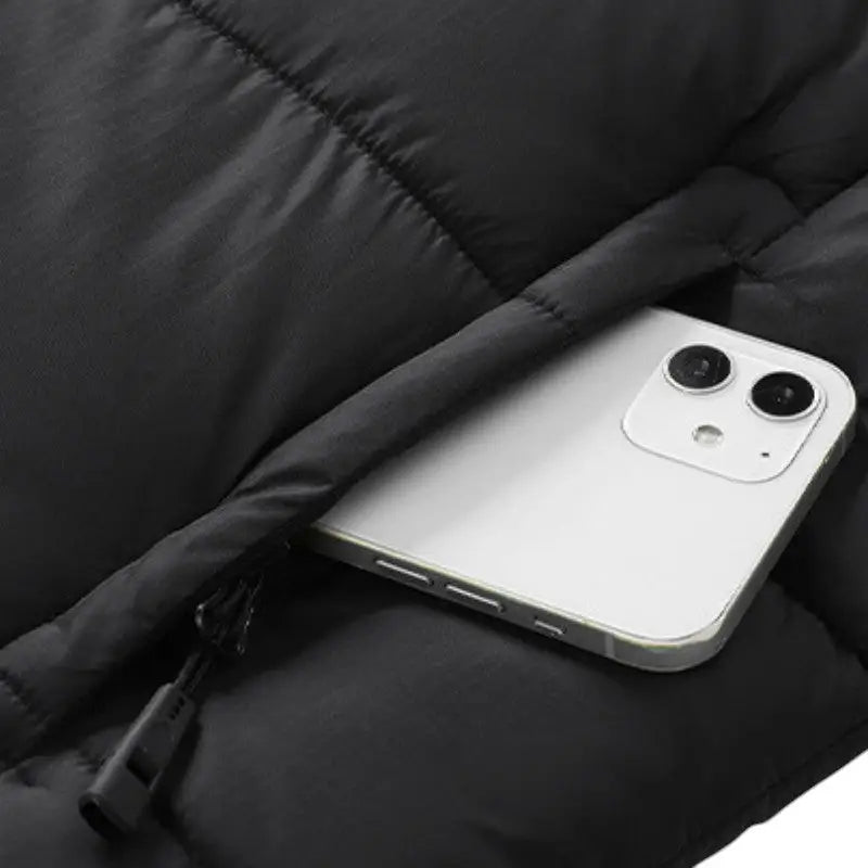 Veste doudoune chauffante