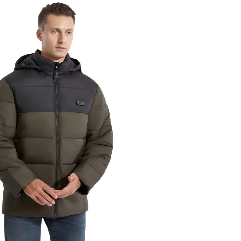 Veste doudoune chauffante
