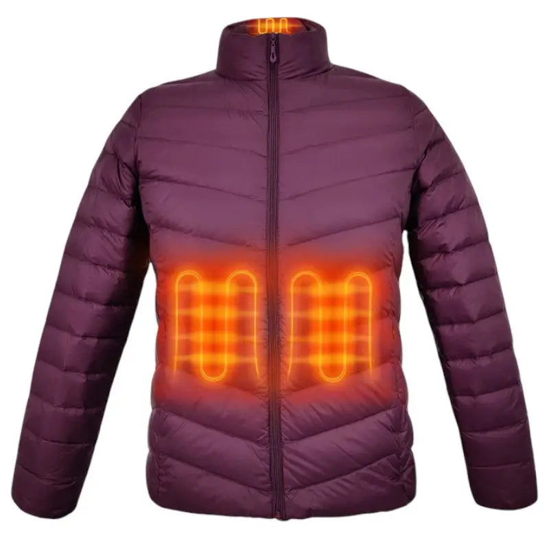 Veste hiver homme chauffante