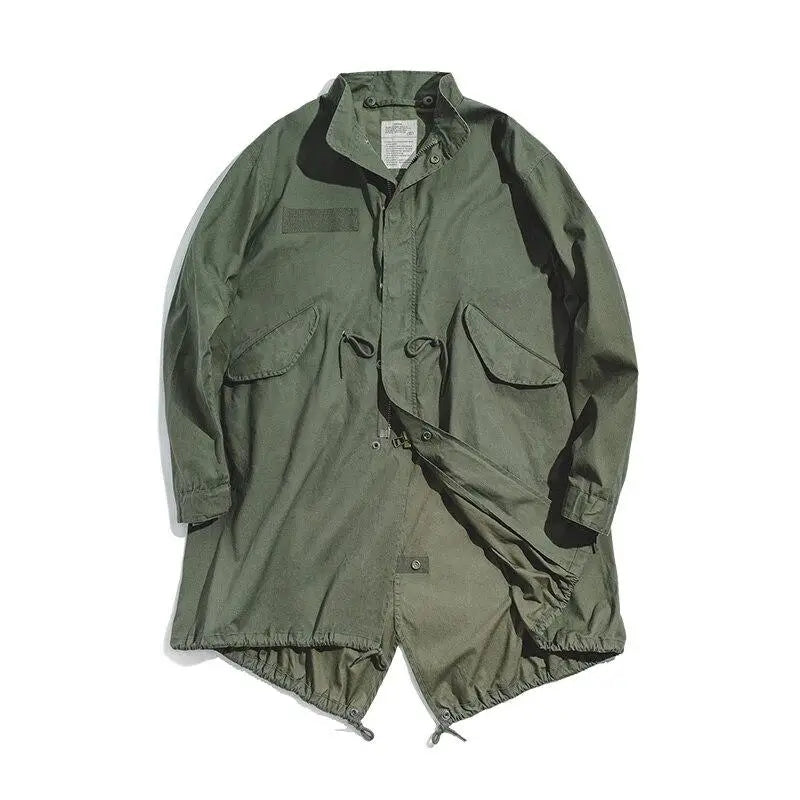Veste homme militaire coupe oversize