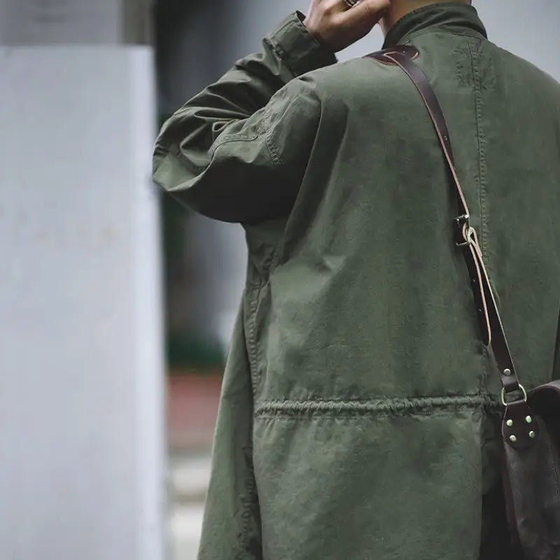 Veste homme militaire coupe oversize