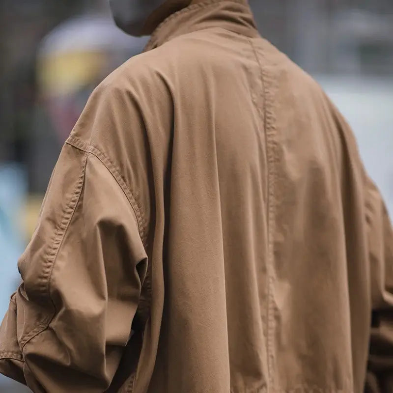 Veste homme militaire coupe oversize