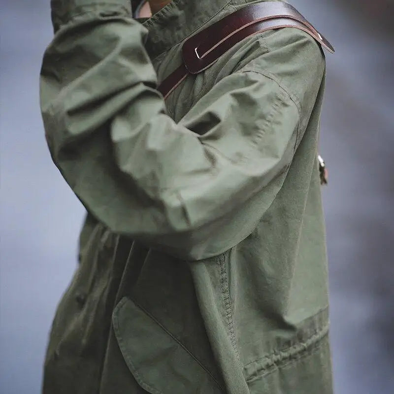 Veste homme militaire coupe oversize