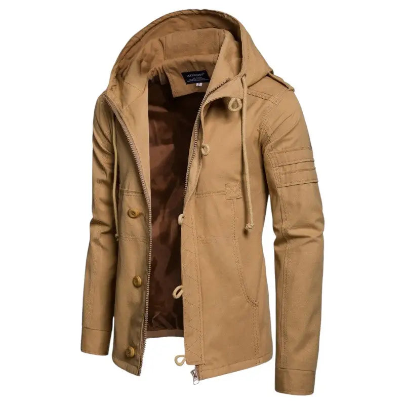 Veste homme militaire marron