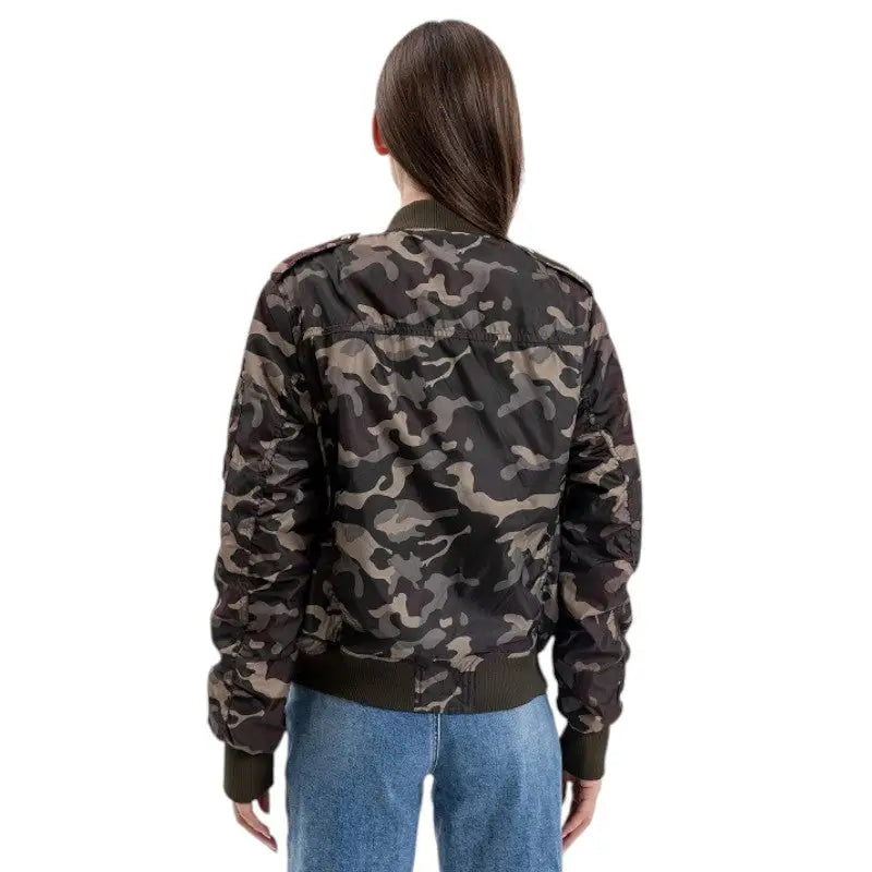 Veste militaire camouflage femme