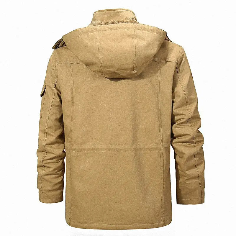 Veste militaire chaude pour homme vintage