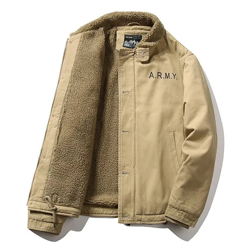 Veste militaire cintrée homme