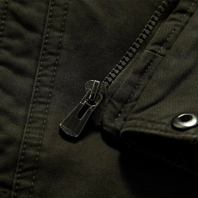 VESTE MILITAIRE AVEC MANCHES À POCHES