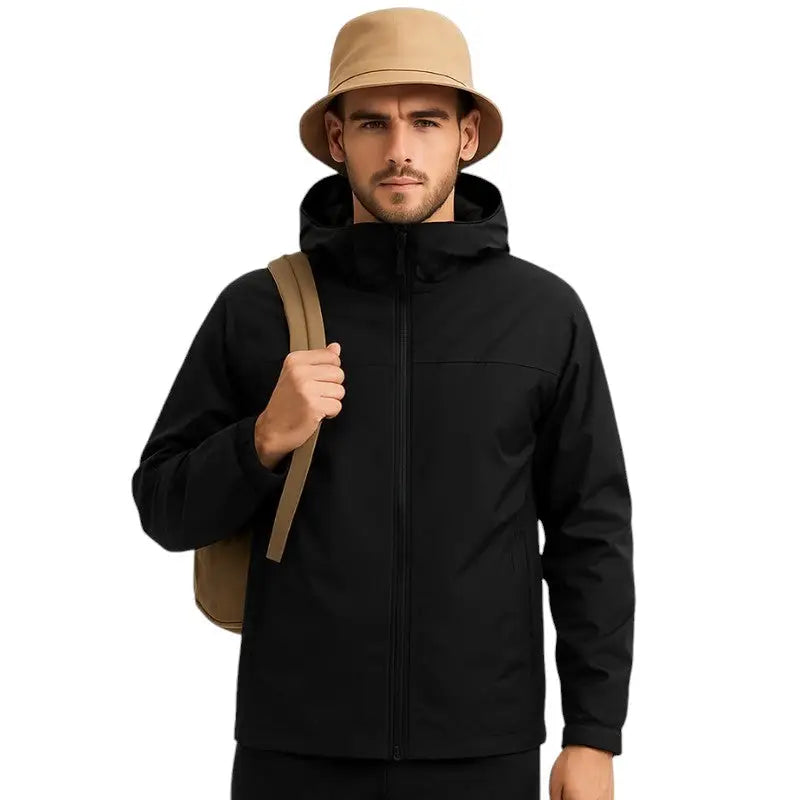 Veste pluie homme doublure polaire