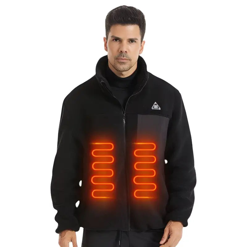Veste polaire chauffante homme