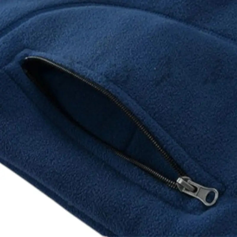 Veste polaire militaire bleu marine