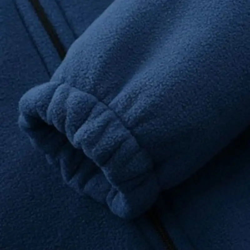 Veste polaire militaire bleu marine