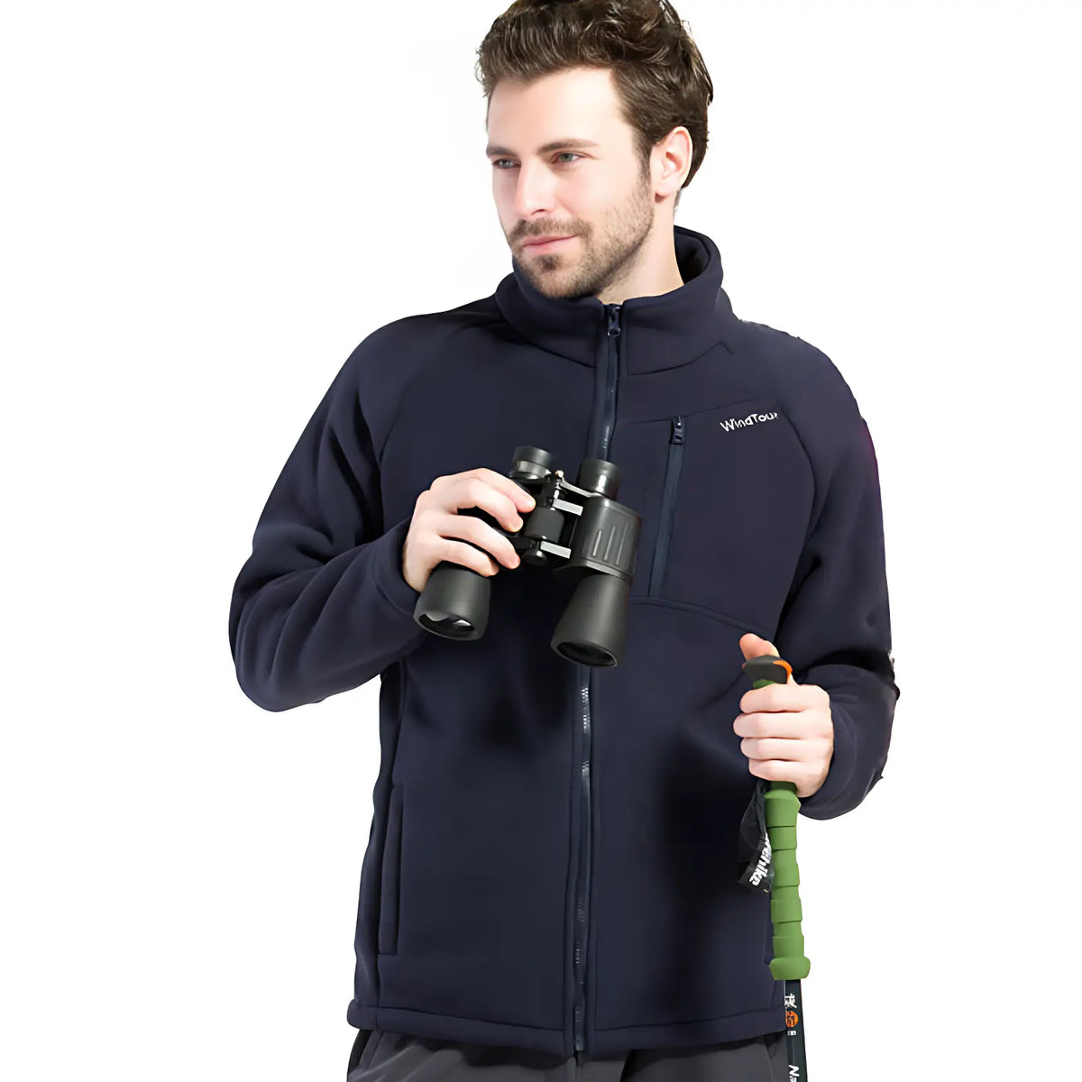 Veste doublée polaire zippée homme