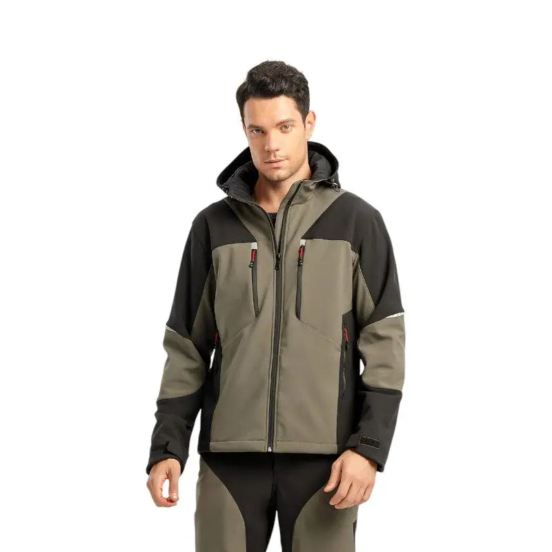 Veste de randonnée homme softshell