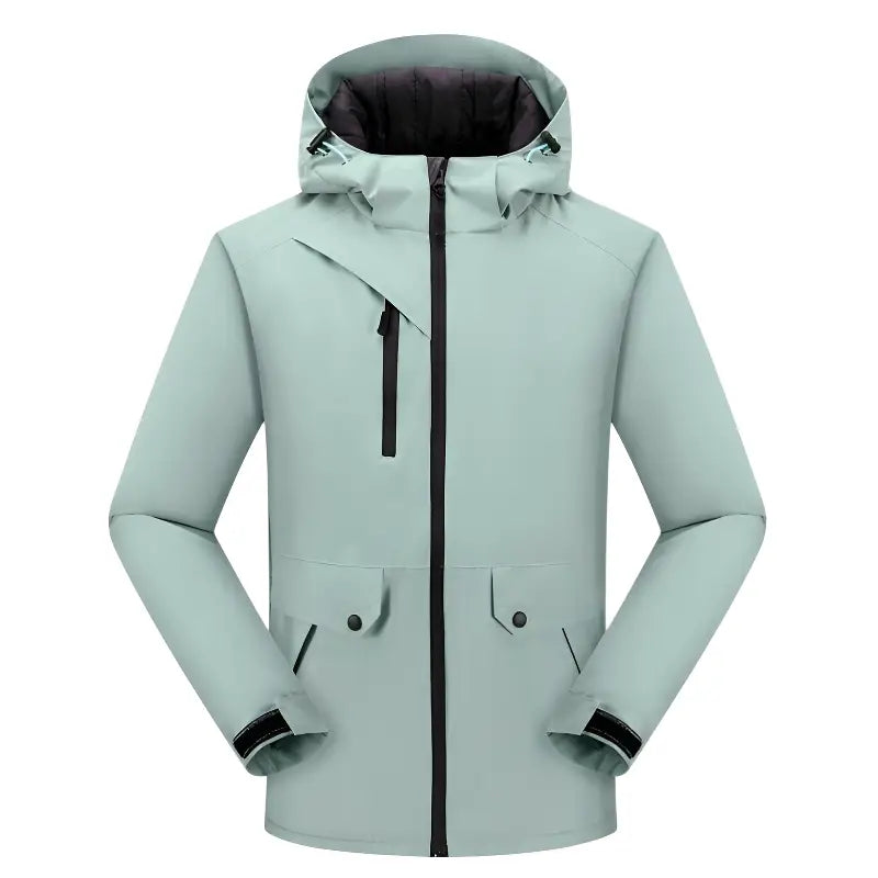 Veste randonnée imperméable vert menthe