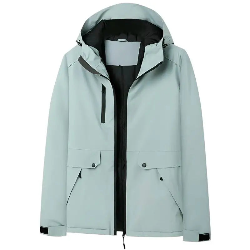 Veste randonnée imperméable vert menthe