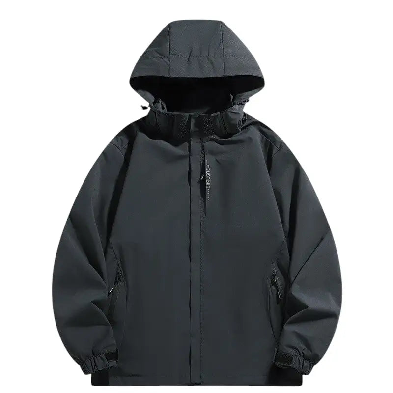 Veste softshell avec capuche amovible imperméable coupe-vent