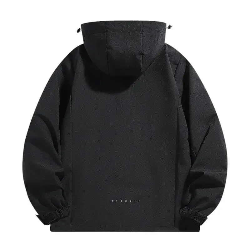 Veste softshell avec capuche amovible imperméable coupe-vent
