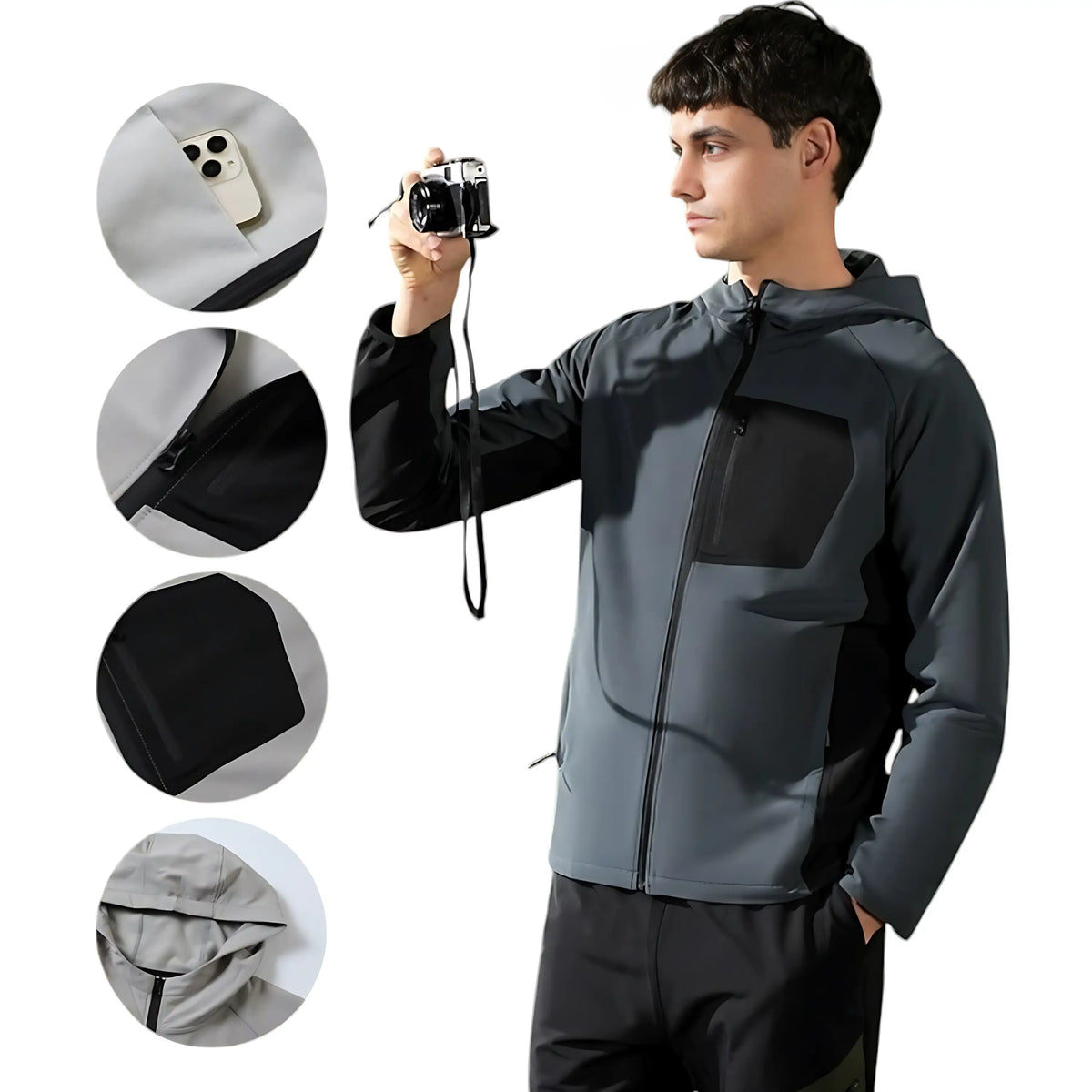 Veste softshell homme hiver