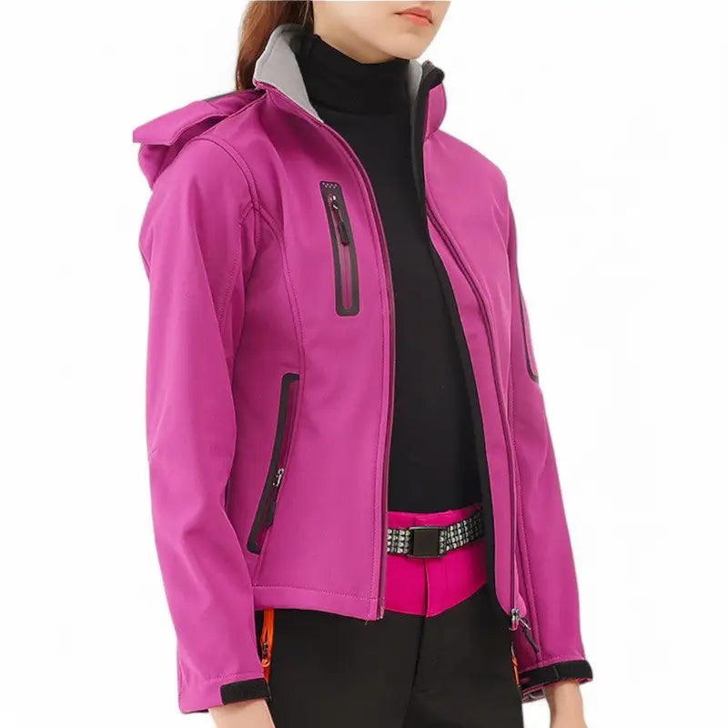 Veste softshell légère femme pour le printemps l’automne et l’hiver