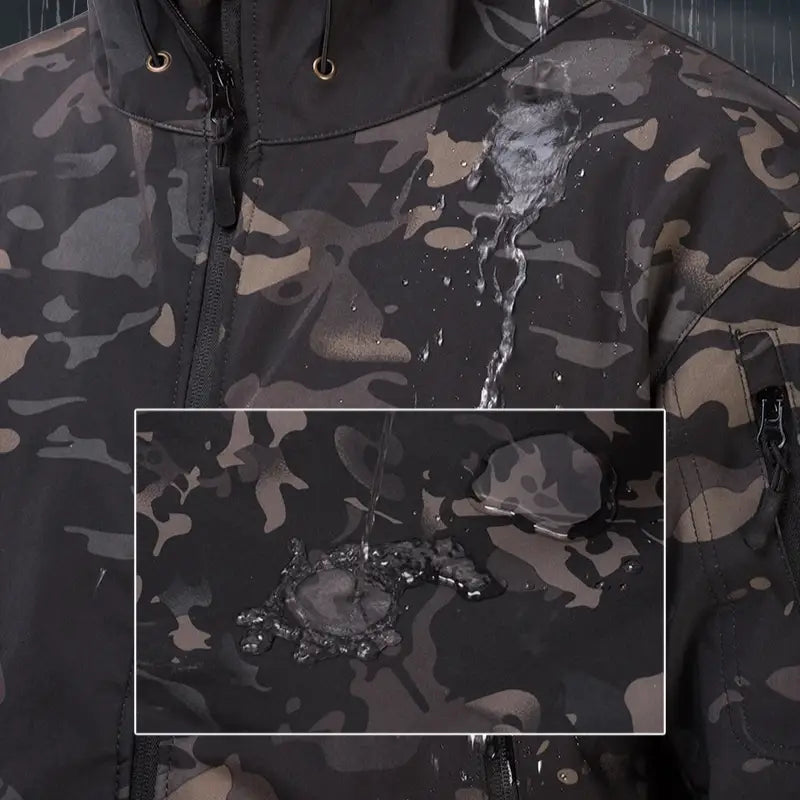 Veste softshell militaire