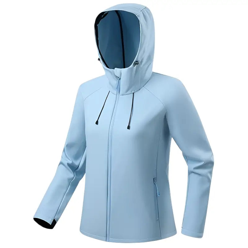 Veste softshell polaire femme chaude avec capuche coupe-vent