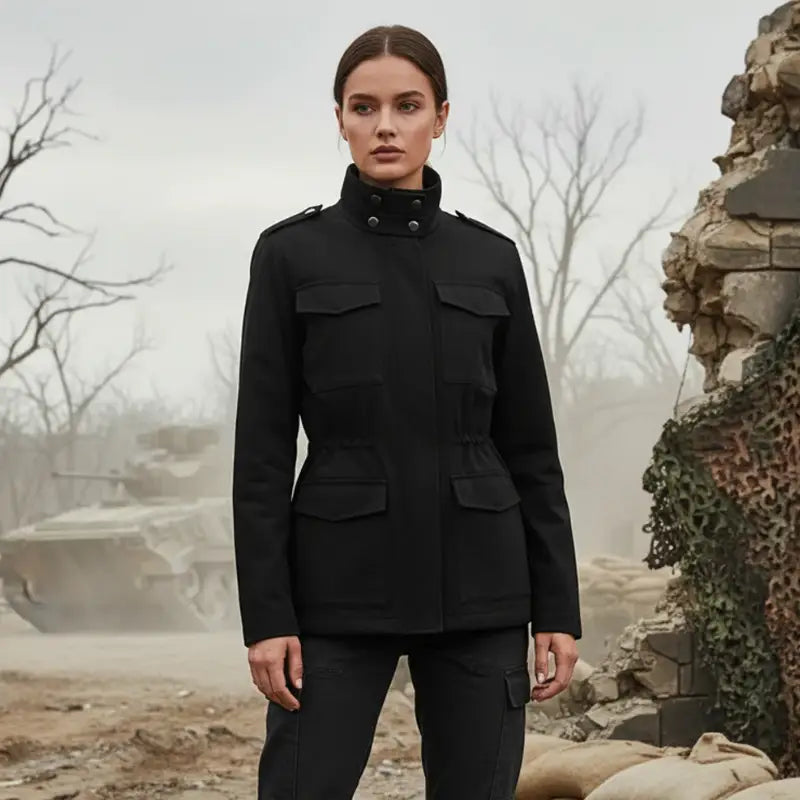 Veste style militaire femme