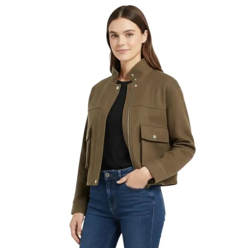 Veste style rétro militaire femme