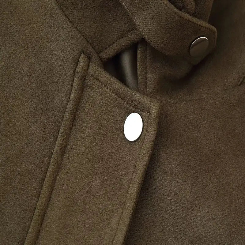 Veste style rétro militaire femme