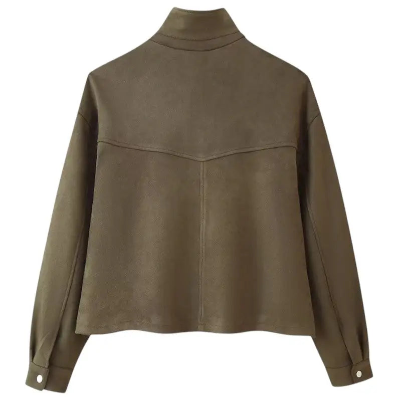 Veste style rétro militaire femme