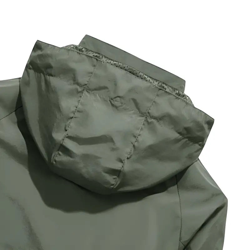Veste treillis militaire à capuche en nylon