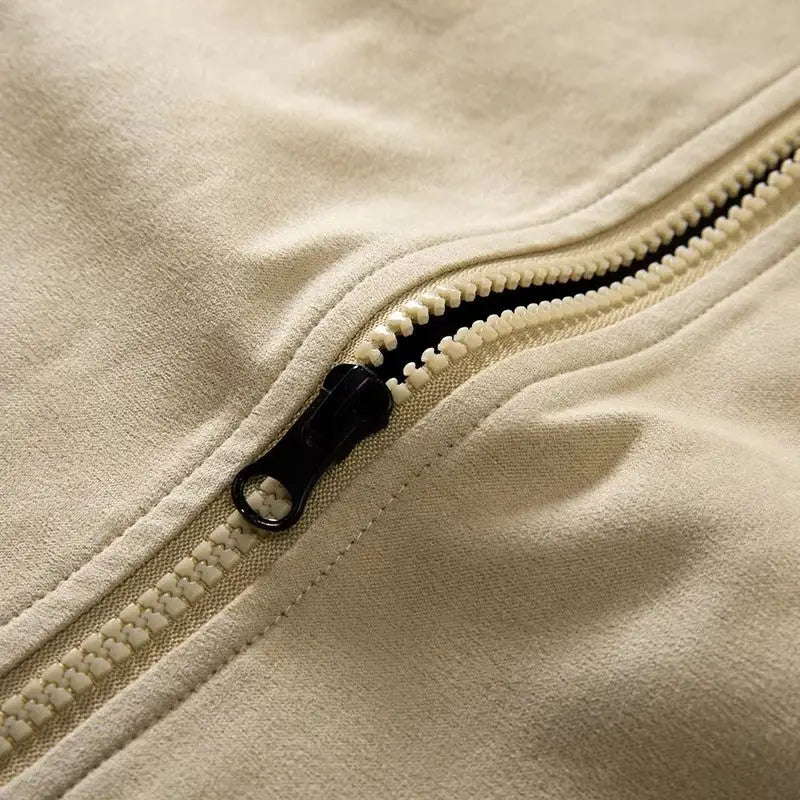 Veste zippée homme coupe bomber mi-saison